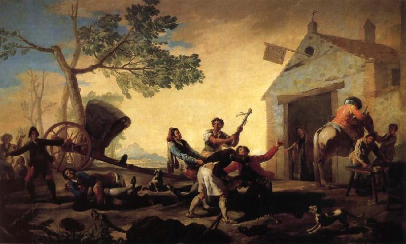 Francisco Goya Fight at the New Inn